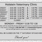 Holstein Veterinary Clinic - Kenneth Holstein DVM