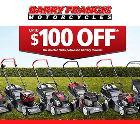 Barry Francis Pty Ltd - Hamilton, VIC. A Full Range Of Top Quality Motorcycles