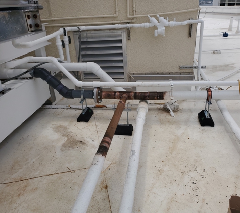 Superior Plumbing Service & Repair - West Palm Beach, FL. Cooling Tower Copper Pipe Repair