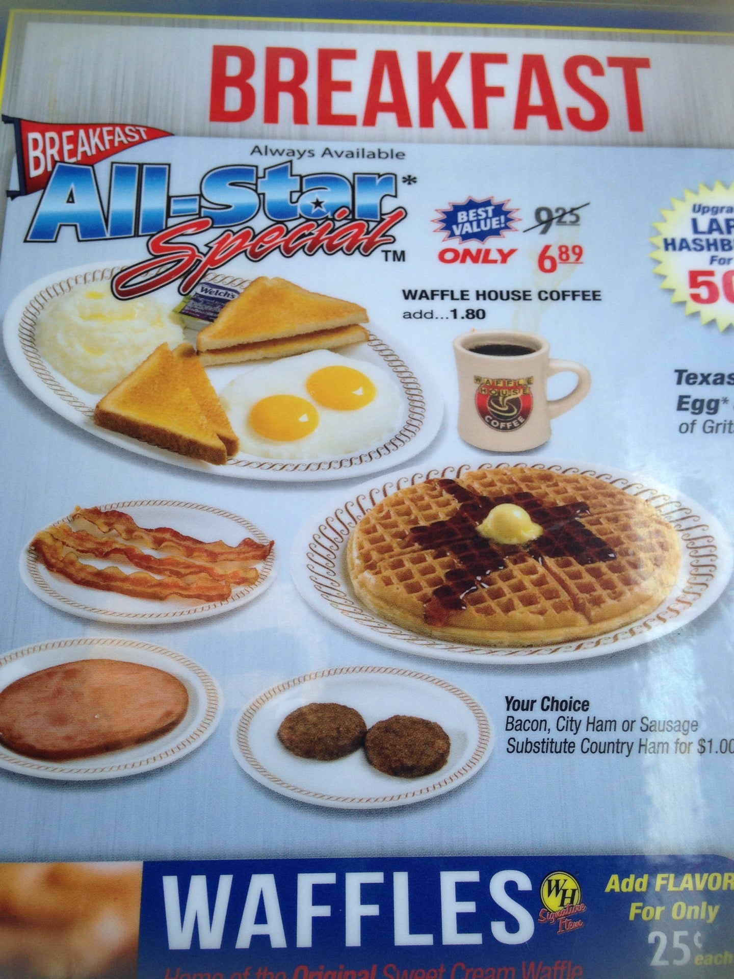 Something about Waffle House coffee just makes everything better.