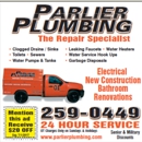 Parlier Plumbing Repairs Inc. - Plumbing-Drain & Sewer Cleaning