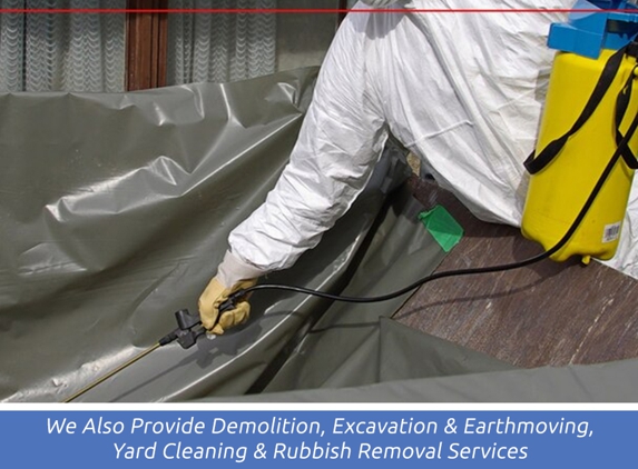 Adelaide Asbestos Removal. We Also Provide Demolition, Excavation & Earthmoving, Yard Cleaning & Rubbish Removal Services