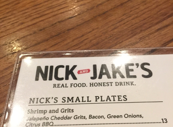 Nick & Jake's - Kansas City, MO