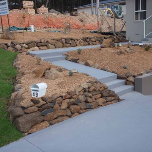 JSC Contracting & Excavation. Landscape Entrance