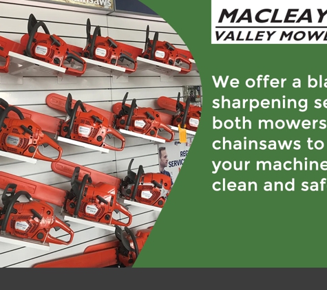 Macleay Valley Mower Centre - South Kempsey, NSW. Blade Sharpening Service
