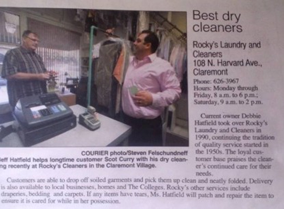 Rocky's Dry Cleaners & Laundry - Claremont, CA