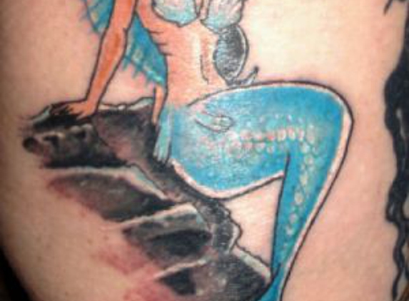 La Primera Ink Tattoo & Body Piercing - Cleveland, OH. Princess Jasmine as a Mermaid