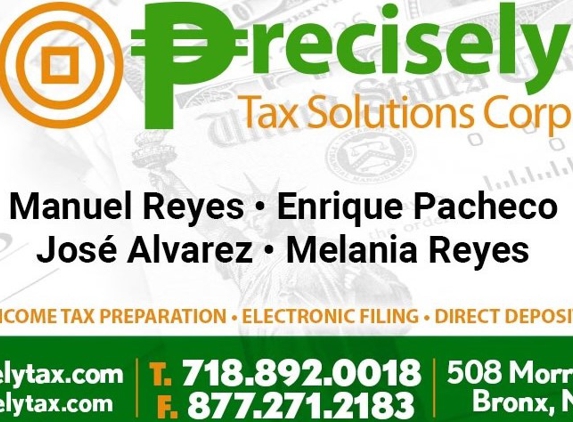 Precisely Tax Solutions - Bronx, NY, NY