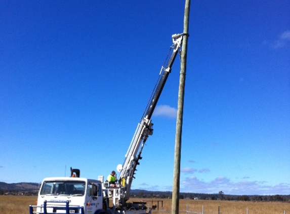 Power Pole Installations - Lowood, QLD