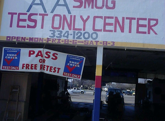 AA Smog Test Only Center - Bakersfield, CA