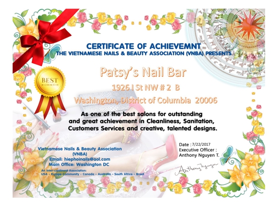 Queenies Nail Salon - Washington, DC. Congratulations !