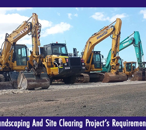 Hawe Earthmoving - Bundaberg East, QLD. Landscaping And Site Clearing Project’s Requirements