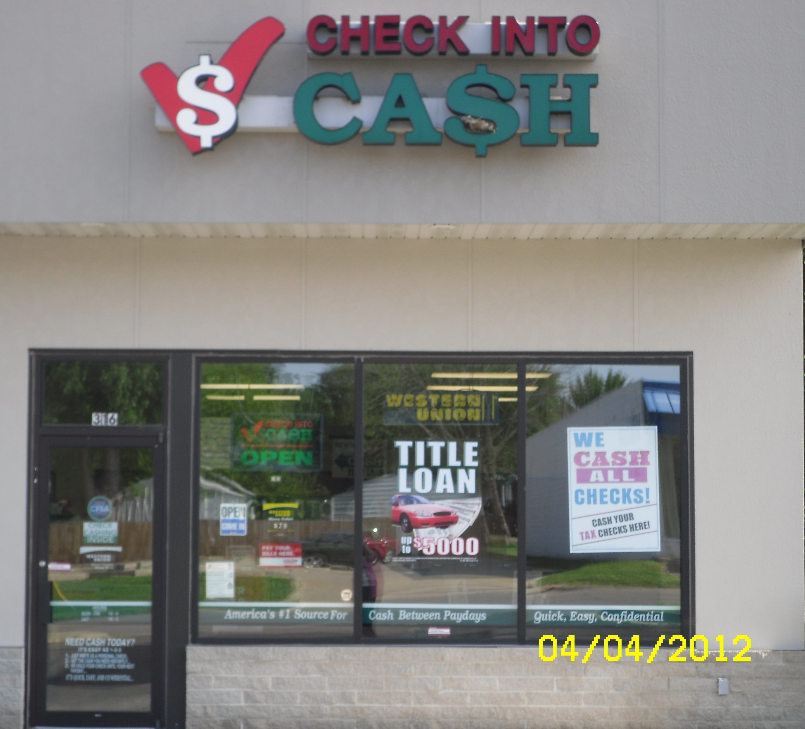 Check Into Cash 316 E Austin St, Nevada, MO 64772 - YP.com
