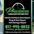 Precision Paintless Dent Repair