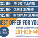 Dryer vent cleaning Cinco Ranch TX - Dryer Vent Cleaning