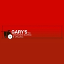 Gary's Concrete Sawing & Drilling Inc - Concrete Contractors