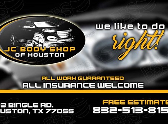 JC BODY SHOP OF HOUSTON - Houston, TX