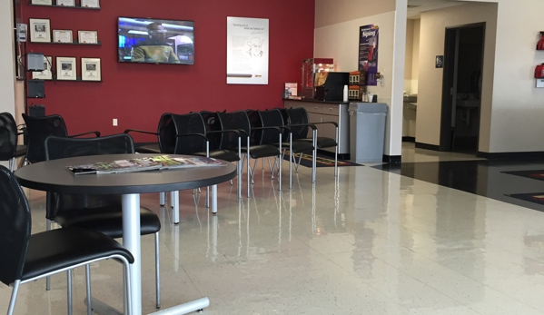 Les Schwab Tires - Pleasant Hill, CA. Very large, clean, and pleasant waiting room. Free popcorn and coffee.