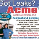Acme Leak Detection Inc. - Leak Detecting Service