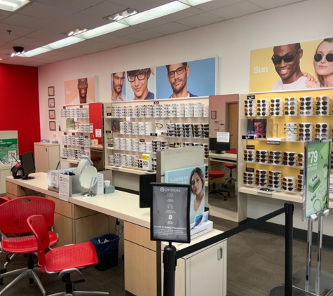 Dr. Karen Sun Aleta inside Target Optical - Chino, CA