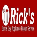 Rick's Same Day Appliance Service - Refrigerating Equipment-Commercial & Industrial-Servicing