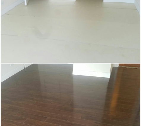 Erick Hernandez - Miami, FL. Laminate flooring install