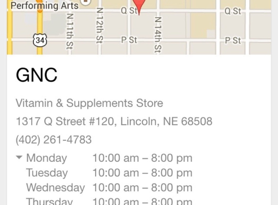 GNC - Lincoln, NE