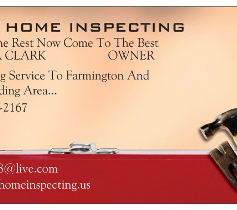 JC's Home Inspecting - Farmington, NM. Business Card