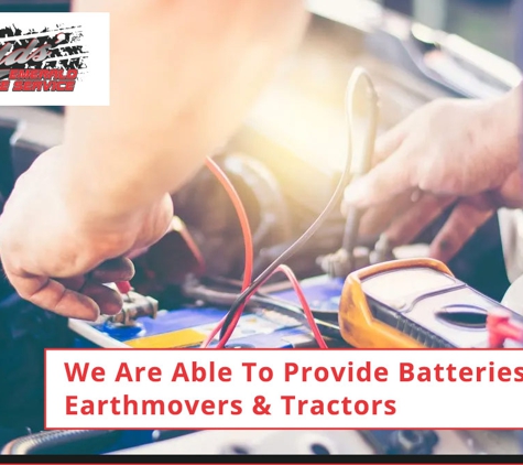 Childs' Emerald Tyre Service. We Are Able To Provide Batteries For Earthmovers & Tractors