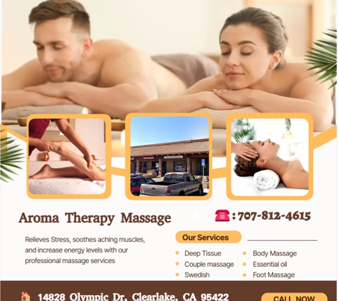 Aroma Therapy Massage - Clearlake, CA