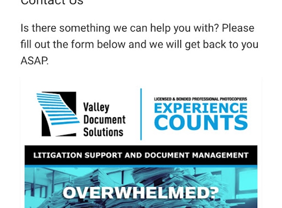 Valley Document Solutions - Fresno, CA