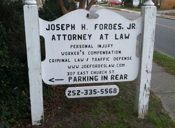 Forbes Jr, Joseph H - Elizabeth City, NC
