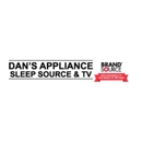 DAN'S APPLIANCE SLEEPSOURCE & TV - Major Appliances