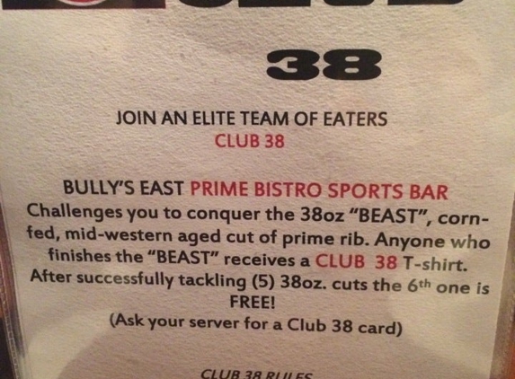 Bully's East Restaurant - San Diego, CA