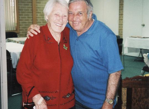 Fowler Road Newsagency - Guildford West, NSW. Mary was 97 in this pic with me lived to be 103