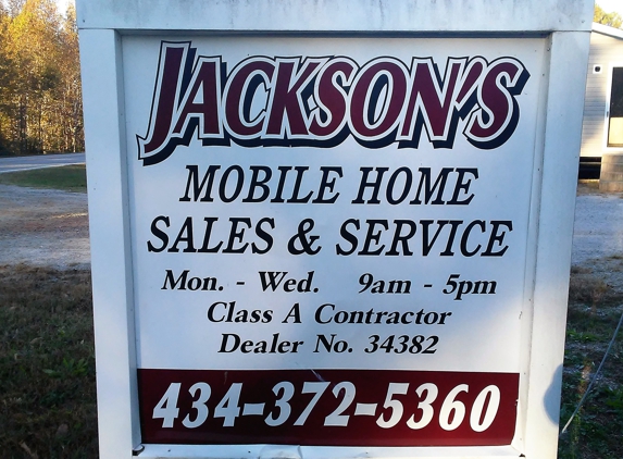 Jackson's Mobile Home Service - Chase City, VA