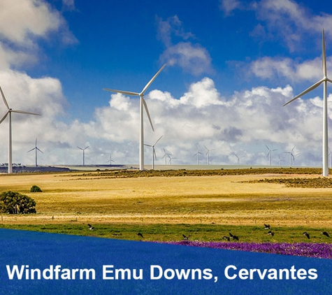 Crothers Construction Pty Ltd - Applecross, WA. This Project Involved The Civil Construction Elements For 54 Wind Turbine Towers & Involved All Foundation Works