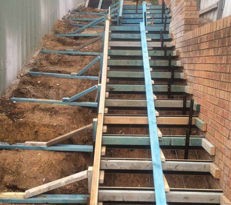 JSC Contracting & Excavation. Stair Formwork