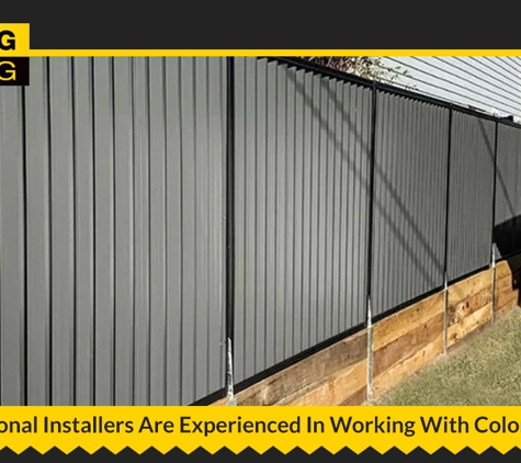 Amazing Fencing - Cranbourne, VIC. Our Professional Installers Are Experienced In Working With Colorbond® Steel