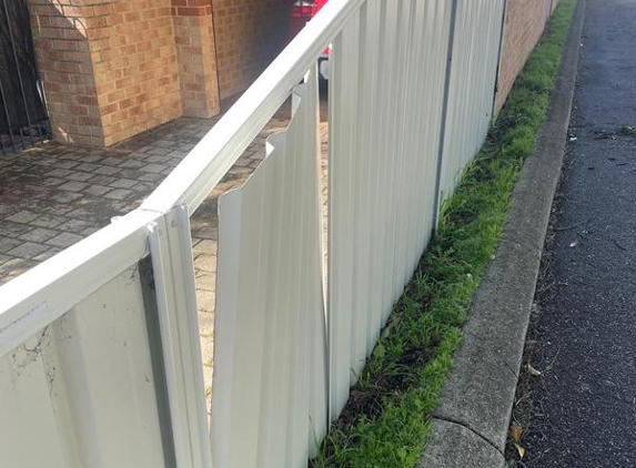 The Lot Property Services Pty Ltd - Balcatta, WA. Badly installed part of the fence blew down easily in a storm because it wasn't nailed in properly.
