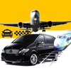 Black taxicab airport transportation gallery