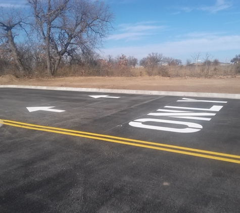 visible parking striping - Fort Worth, TX