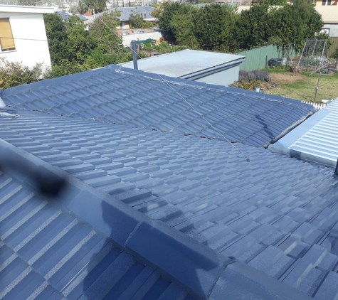A D House Wash and Gutter Cover. The Finished Product - An AD House Wash Roof