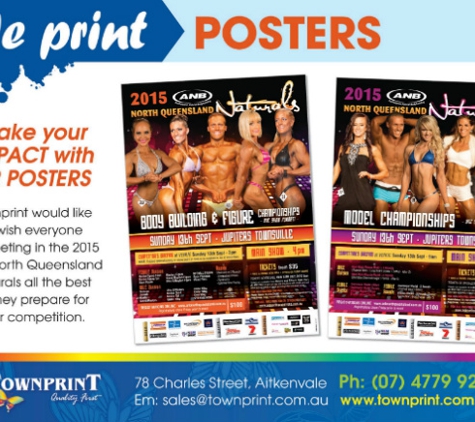 Townprint - Aitkenvale, QLD. Posters - Townprint