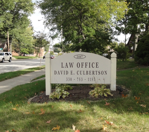 David E Culbertson-Attorney At Law - Akron, OH