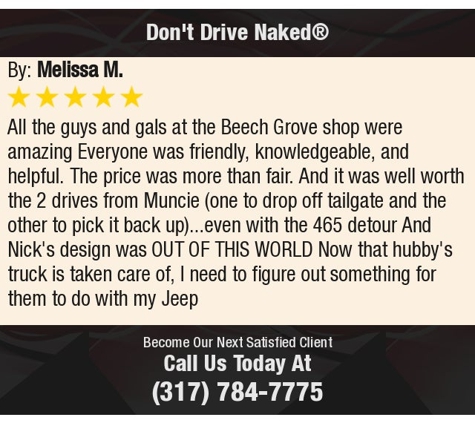 Don't Drive Naked - Indianapolis, IN