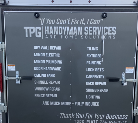 TPG Handyman Services & Home Solutions - Sewickley, PA