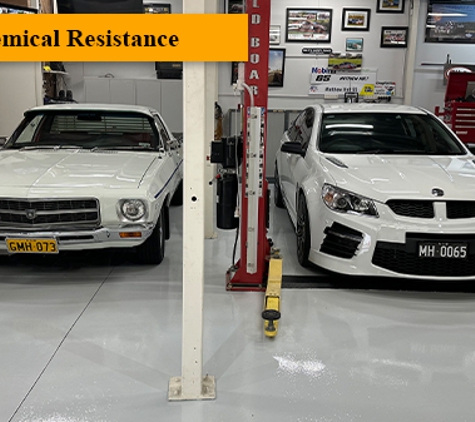 Top Epoxy Flooring - Gosford, NSW. Chemical Resistance