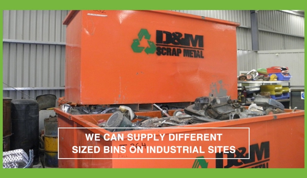 D&M Scrap Metal - Corowa, NSW. We Can Supply Different Sized Bins On Industrial Sites