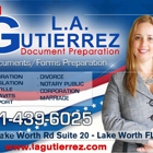 L A Gutierrez Document Preparation